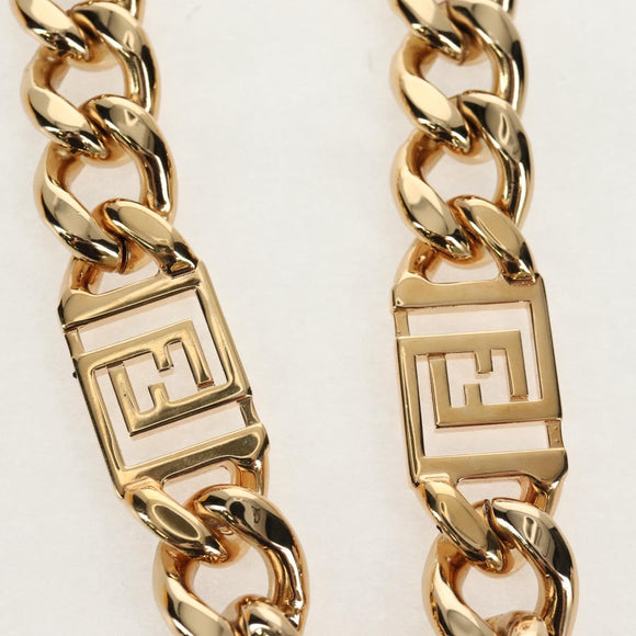 FENDI Chain Strap metal Gold Tone Auth 160905V