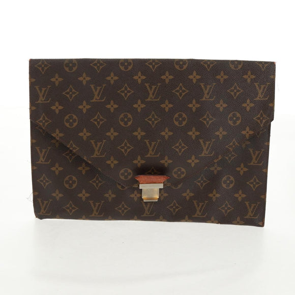 LOUIS VUITTON Monogram Epi Clutch Bag 2 Set Green LV Auth 160906