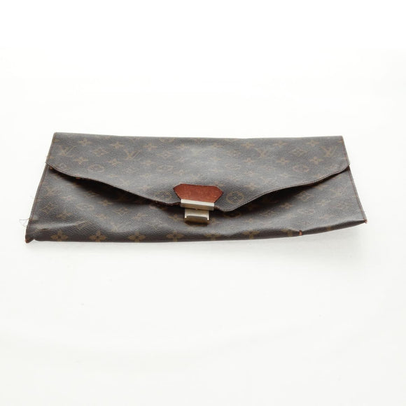 LOUIS VUITTON Monogram Epi Clutch Bag 2 Set Green LV Auth 160906