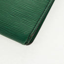 LOUIS VUITTON Monogram Epi Clutch Bag 2 Set Green LV Auth 160906-7
