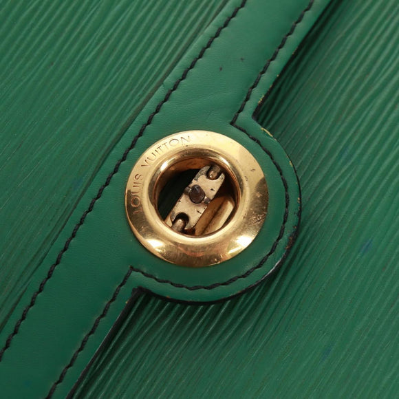 LOUIS VUITTON Monogram Epi Clutch Bag 2 Set Green LV Auth 160906