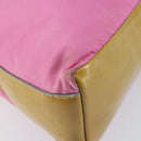 PRADA Shoulder Bag Nylon Pink Silver Auth 160914-16