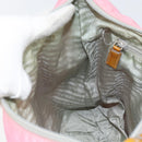 PRADA Shoulder Bag Nylon Pink Silver Auth 160914-19