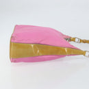 PRADA Shoulder Bag Nylon Pink Silver Auth 160914-3