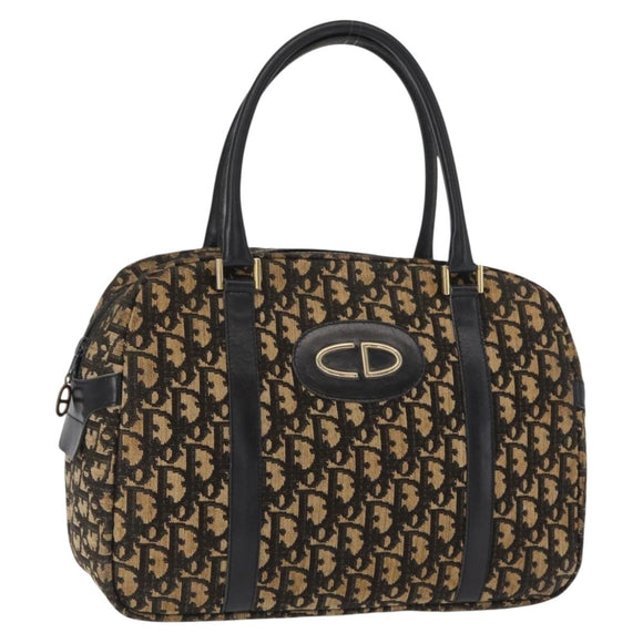 Christian Dior Trotter Canvas Boston Bag Navy Auth 160915
