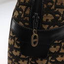 Christian Dior Trotter Canvas Boston Bag Navy Auth 160915-10
