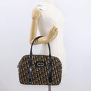 Christian Dior Trotter Canvas Boston Bag Navy Auth 160915-23