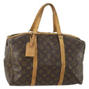 LOUIS VUITTON Monogram Sac Souple 35 Boston Bag M41626 LV Auth 160918-1