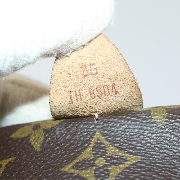 LOUIS VUITTON Monogram Sac Souple 35 Boston Bag M41626 LV Auth 160918