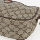 GUCCI GG Supreme Web Sherry Line Shoulder Bag PVC Beige 89 02 077 Auth 160926-14