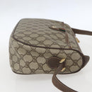 GUCCI GG Supreme Web Sherry Line Shoulder Bag PVC Beige 89 02 077 Auth 160926-4