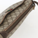 GUCCI GG Supreme Web Sherry Line Shoulder Bag PVC Beige 89 02 077 Auth 160926-6
