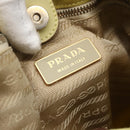 PRADA Tote Bag Nylon Yellow Gold Auth 160930-20