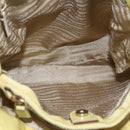 PRADA Tote Bag Nylon Yellow Gold Auth 160930-9