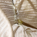 PRADA Tote Bag Nylon Yellow Gold Auth 160930-11