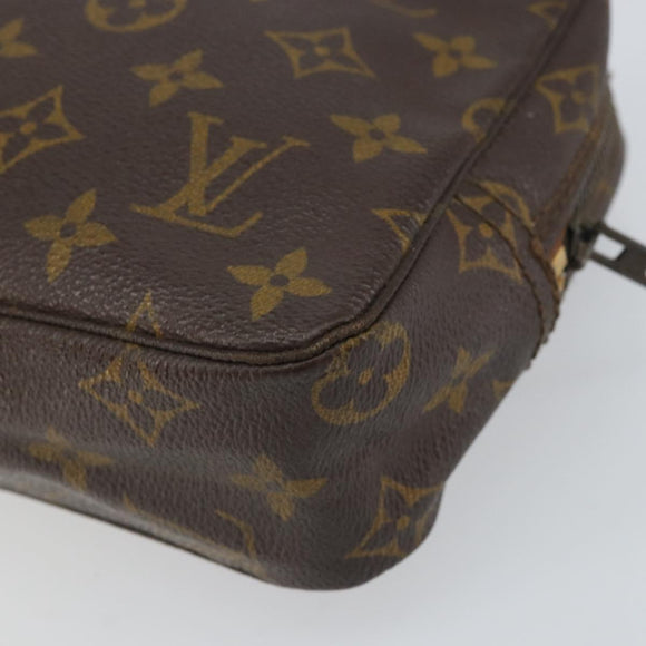 LOUIS VUITTON Monogram Trousse Toilette 23 Clutch Bag M47524 LV Auth 160935