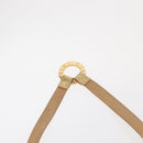 CELINE Belt Leather 66.9"" Gold Auth 160949-17