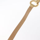 CELINE Belt Leather 66.9"" Gold Auth 160949-19