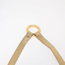 CELINE Belt Leather 66.9"" Gold Auth 160949-7