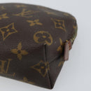LOUIS VUITTON Monogram Pochette Cosmetic PM Täschchen M43998 LV Auth 160952-7