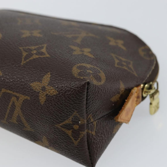 LOUIS VUITTON Monogram Pochette Cosmetic PM Pouch M43998 LV Auth 160954