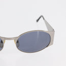 CHANEL Sunglasses metal Silver CC Auth 160956-4