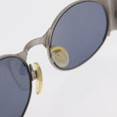 CHANEL Sunglasses metal Silver CC Auth 160956-8