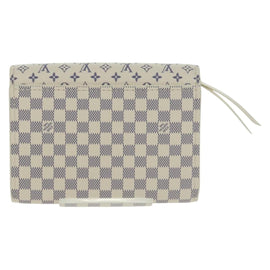 LOUIS VUITTON Damier Azur Porte Monnaie Rosary Coin Purse M25745 LV Auth 160957M - 0