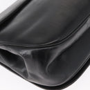 Christian Dior Hand Bag Calf Skin 2way Black Silver Auth 160958-16