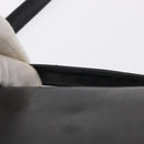 Christian Dior Hand Bag Calf Skin 2way Black Silver Auth 160958-8