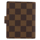 LOUIS VUITTON Damier Ebene Agenda Mini Day Planner Cover R20705 LV Auth 160960-3