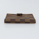 LOUIS VUITTON Damier Ebene Agenda Mini Day Planner Cover R20705 LV Auth 160960-5