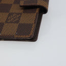 LOUIS VUITTON Damier Ebene Agenda Mini Day Planner Cover R20705 LV Auth 160960-8