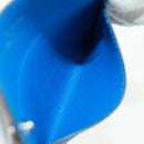 LOUIS VUITTON Monogram Pockets On Strap Card Case Blue M83154 LV Auth 160962M-11