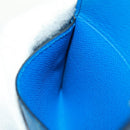 LOUIS VUITTON Monogram Pockets On Strap Card Case Blue M83154 LV Auth 160962M-17