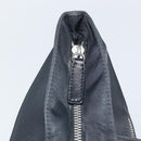 FENDI Tote Bag Nylon Black Silver Auth 160965-10