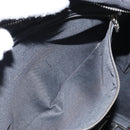 FENDI Tote Bag Nylon Black Silver Auth 160965-22
