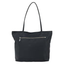 FENDI Tote Bag Nylon Black Silver Auth 160965-2
