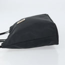 FENDI Tote Bag Nylon Black Silver Auth 160965-4