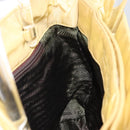 PRADA Hand Bag Nylon Yellow Auth 160966-19