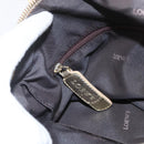 LOEWE Mini Boston Bag Leather Gold Auth 160969-18