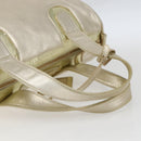 LOEWE Mini Boston Bag Leather Gold Auth 160969-7