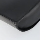 Christian Dior Shoulder Bag Leather Black Gold Auth 160970-9