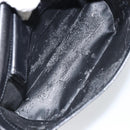Christian Dior Shoulder Bag Leather Black Gold Auth 160970-11