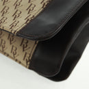 BOTTEGA VENETA Shoulder Bag Canvas Beige Gold Auth 160980-11