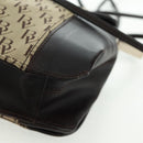 BOTTEGA VENETA Shoulder Bag Canvas Beige Gold Auth 160980-13