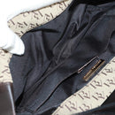 BOTTEGA VENETA Shoulder Bag Canvas Beige Gold Auth 160980-17