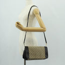 BOTTEGA VENETA Shoulder Bag Canvas Beige Gold Auth 160980-24