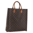 LOUIS VUITTON Monogram Sac Plat Hand Bag M51140 LV Auth 160984-1