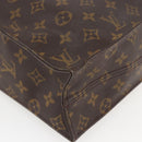 LOUIS VUITTON Monogram Sac Plat Hand Bag M51140 LV Auth 160984-11